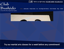 Tablet Screenshot of club-bushido.com